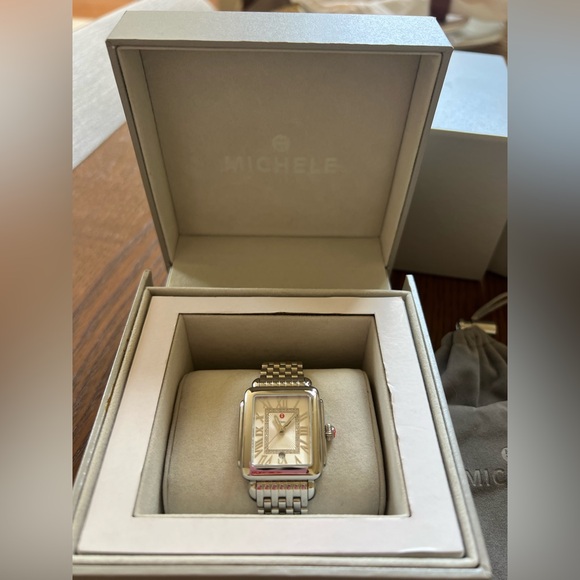 Deco Madison Mid Stainless Steel Diamond Dial Watch - Picture 1 of 10